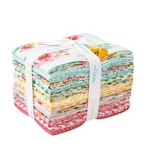 Spring Gardens Fabric Fat Quarter Bundle By Riley Blake Designs 22 pc Quilting Sewing Crafting
