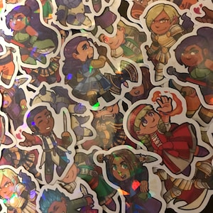 Dragon Quest 11 Die Cut Stickers