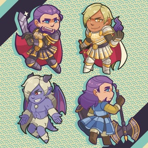 Dragon Quest 11 Charms - Twin Eagle Version