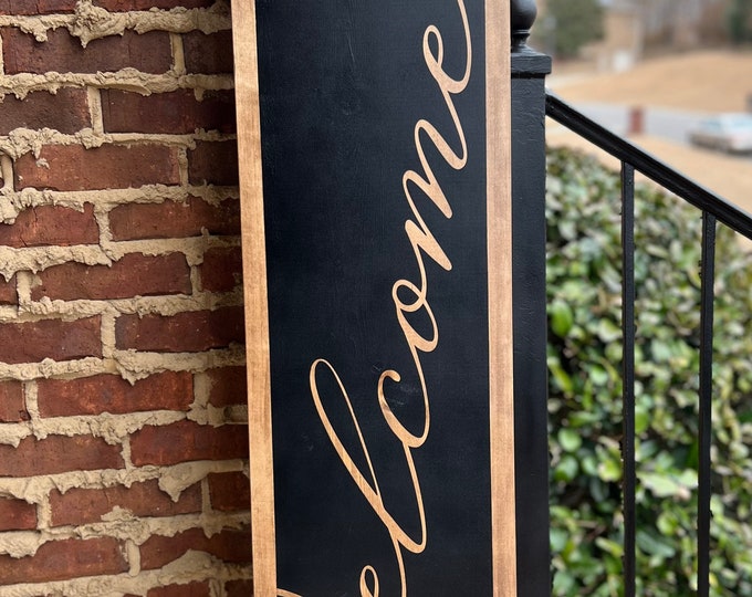 Sign Porch Leaner 4ft Tall Porch Leaning Sign Etsy