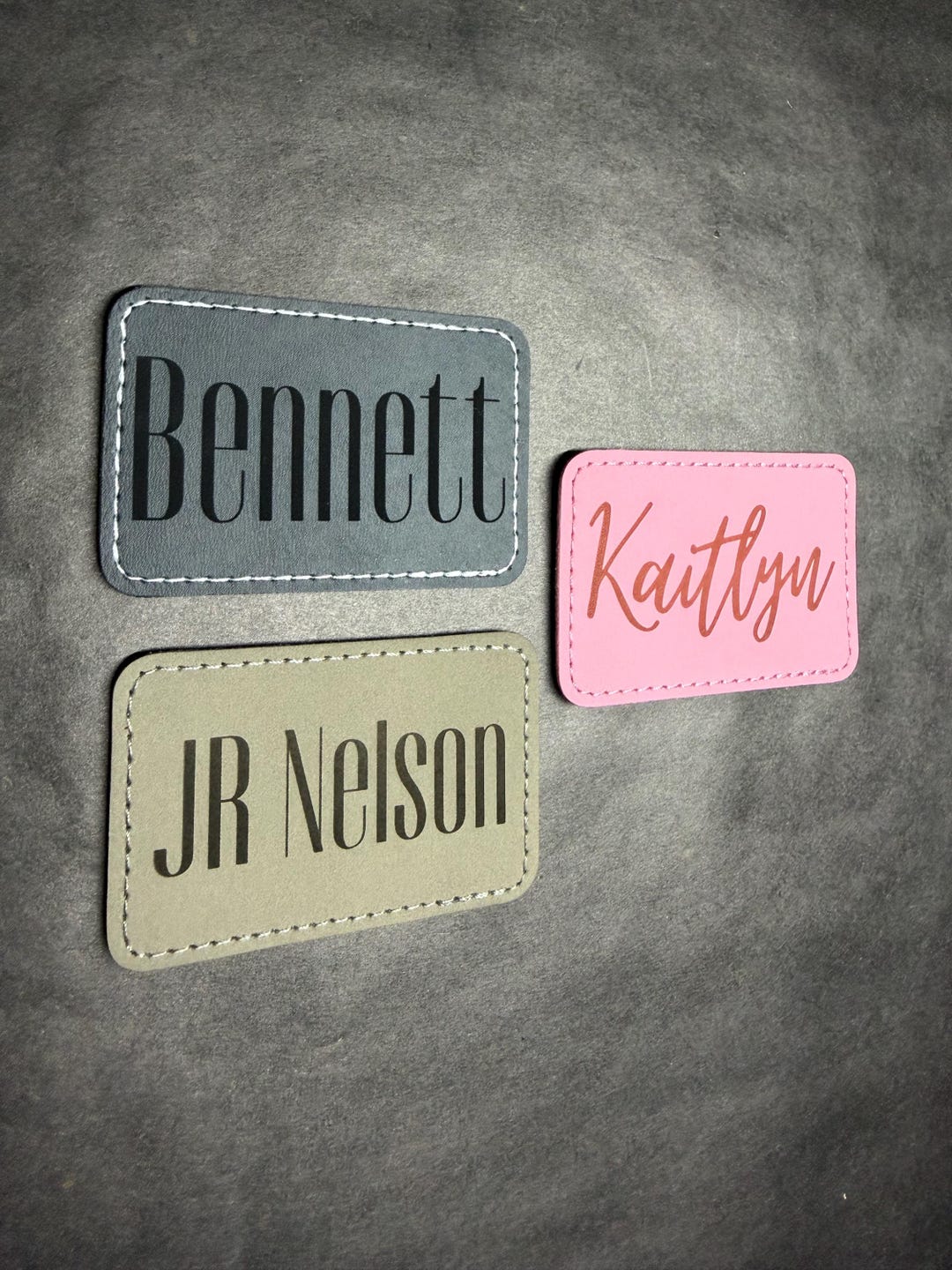 Personalized Name Patch – Engraved Name, Hook and Loop Patch, 3x2 Inch ...