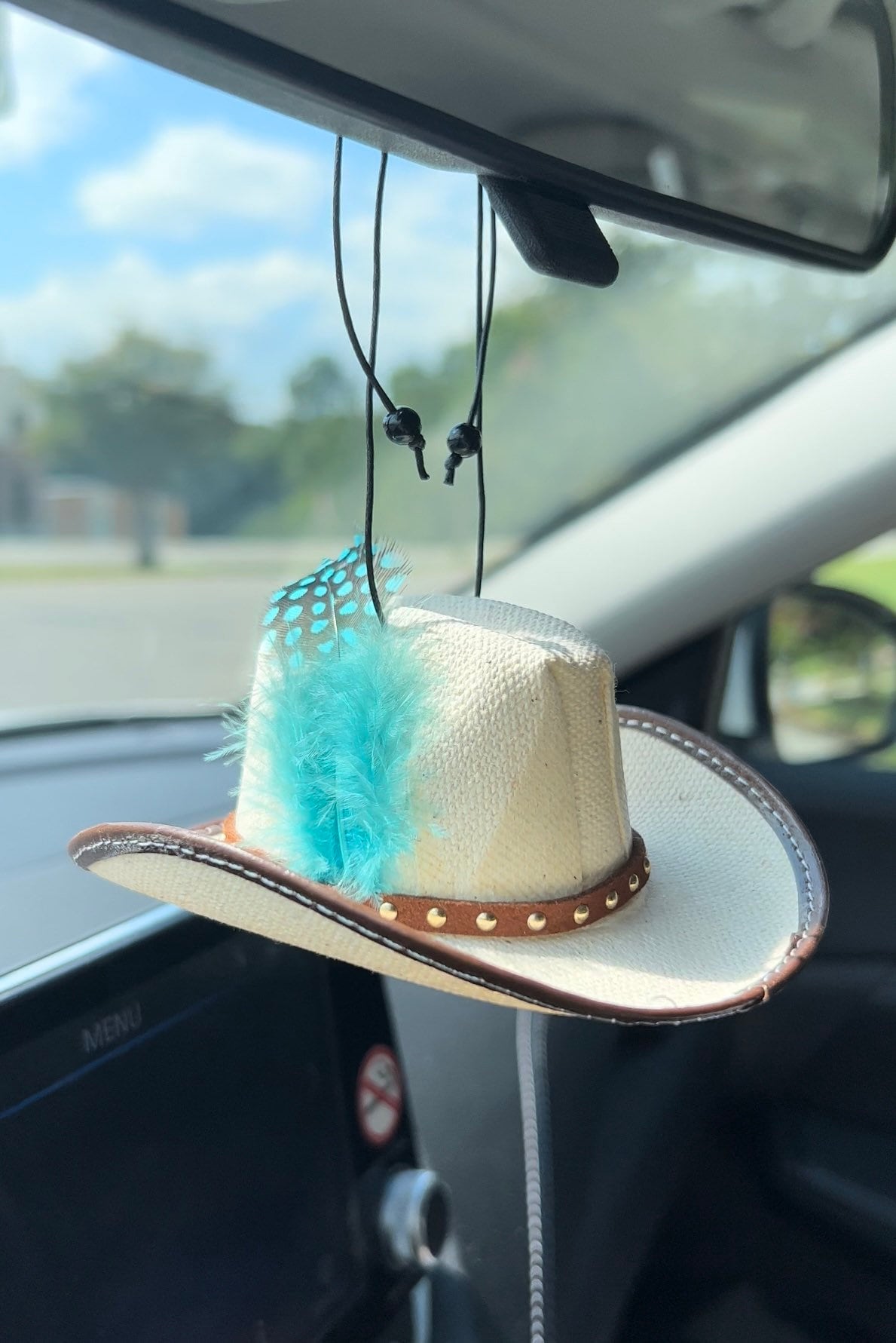 Rear View Mirror Charm Country 
