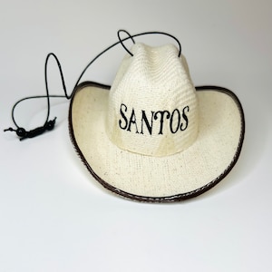 cowboy hat car hanging decoration - personalize! - rear view mirror hanging ornament - gifts for boyfriend - car decor