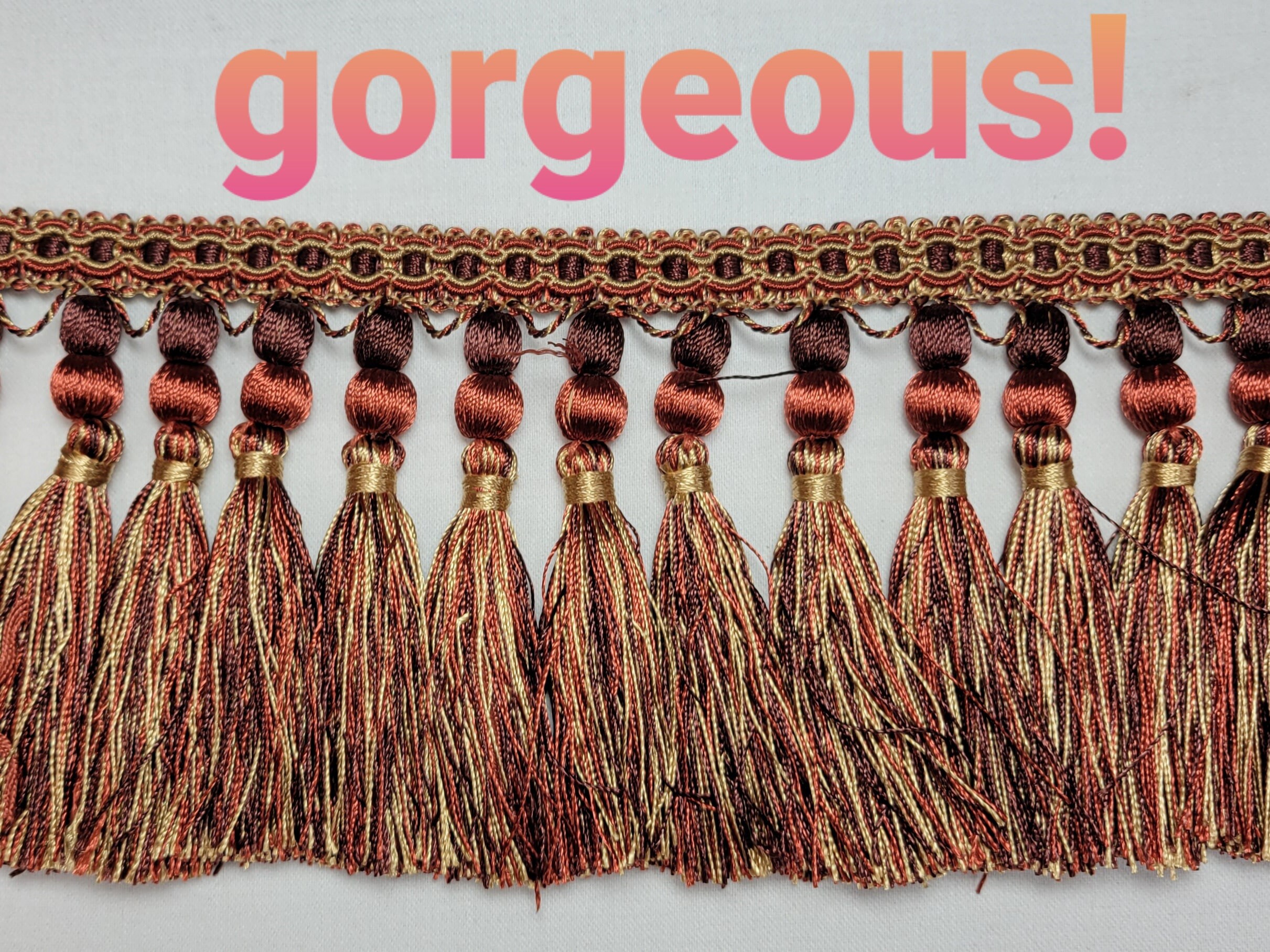 4 1/2 Long Tassel Fringe by the Yard SKU BF1477 Etsy
