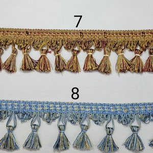 2 1/2&quot; Poly Tassel Fringe- 8 Colors- By the Yard - SKU11816