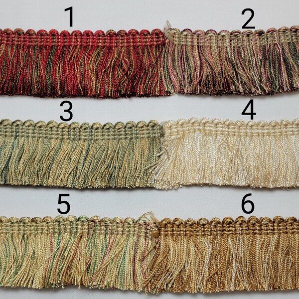 Brush Fringe Trim Etsy