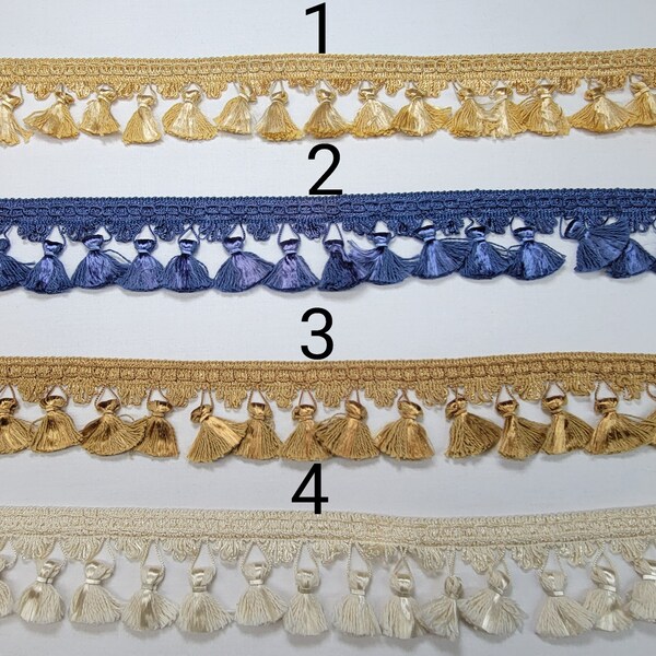 2 1/4" Tassel Fringe- 12 Colors- By the Yard - SKU21971