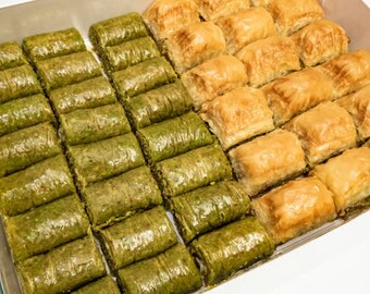 Baklava jumeaux pistache , Baklava turc , Baklava turc spécial ,