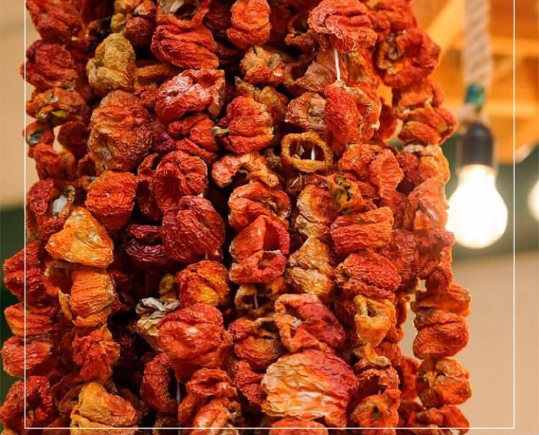 Bell Pepper Sundried Pepper Red and Green Pepper 40 Pcs Etsy