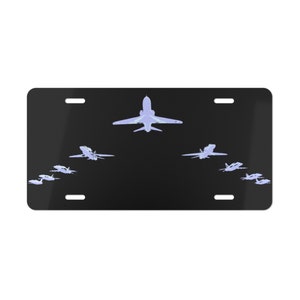 Thunderbird License Plate | Car Tag for US Air Force Member | Gift for Veterans, Active Duty, Deployed