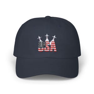 Patriotic Baseball Hat, USA Military Dad Cap, Fourth of July Gift, Veteran&#39;s Day Apparel