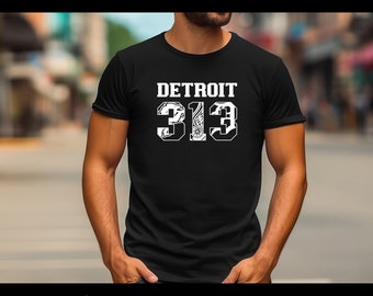Detroit 313 sports inspired graphic, SVG, EPS, PNG, cut file, print ready, Cricut ready, Tigers, Lions, Red Wings