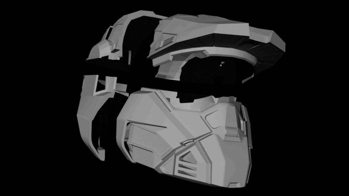 Halo Reach Commando Helmet Concept 3D Model for Printing Etsy