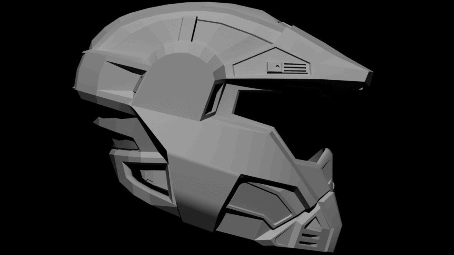 Halo Reach Commando Helmet Concept 3D Model for Printing Etsy Canada