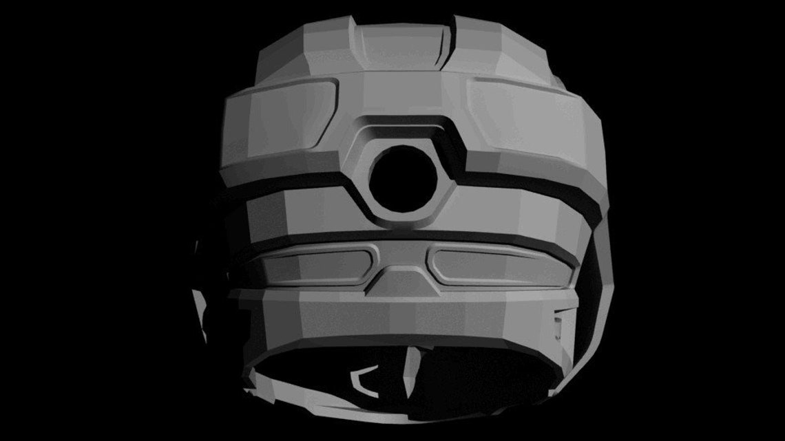 Halo Reach Commando Helmet Concept 3D Model for Printing Etsy Canada