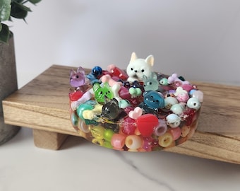 Kawaii pet reusable picky pad - cutecore dog charm pastel sensory fidget toy