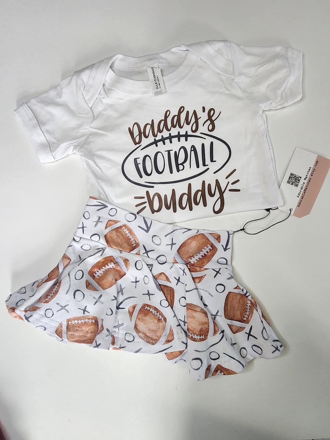 Baby Bamboo Brady Football Gown main image 1