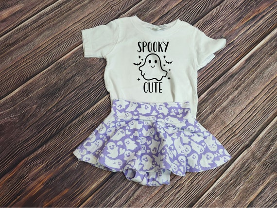 Spooky cute ghost shirt, spooky one birthday outfit girl, cute halloween ghost shirt, halloween baby shower gift, fall baby outfit girl