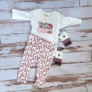 Newborn coming home outfit christmas preemie clothes, baby girl christmas outfit, winter baby clothes, candy cane christmas outfit girl,