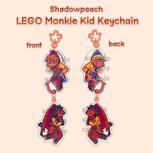 LEGO Monkie Kid Shadowpeach Keychain PREORDER