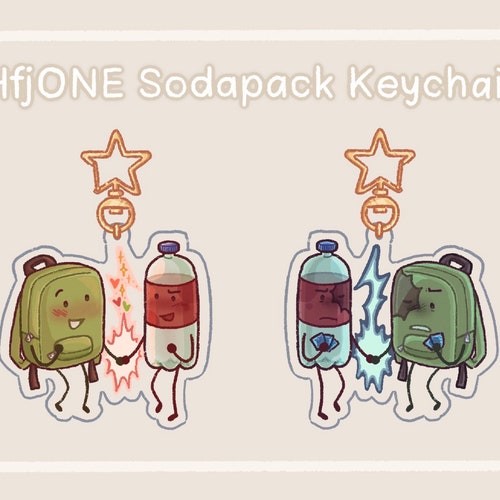 Hfjone Sodapack Keychain PREORDER Etsy Australia