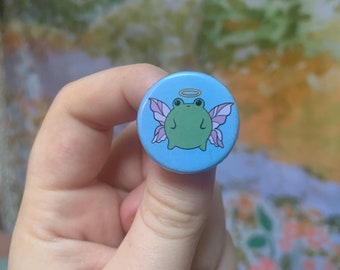 Fairy Frog Button badge