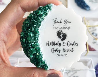 Baby shower favours: Personalized fridge magnet, thank you gift for guests