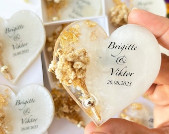Epoxy Magnet Wedding Gift, Wedding Favors for Guests in Bulk, Bridal Shower Favors, Rustic Wedding Favors, Birthday magnet favors,Graduation