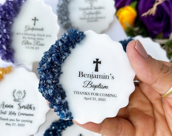 Baptism favors for guests, Christening, Wedding Party Favors, Resin Magnet, Epoxy Magnet favors, Baby Shower Favors, Birthday magnet gift