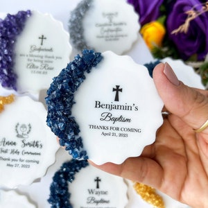 Baptism favors for guests, Christening, Wedding Party Favors, Resin Magnet, Epoxy Magnet favors, Baby Shower Favors, Birthday magnet gift