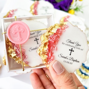 Baptism favors for girl, Christening favors boy, First communion, Confirmation gift, Dedication, Holy Eucharist favors, Resin Fridge Magnet