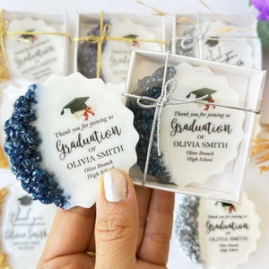 Recuerdos de fiesta de graduación para invitados, regalos de graduación, fiesta de graduación de la clase de 2025, recuerdos magnéticos, decoraciones de graduación, regalo de agradecimiento