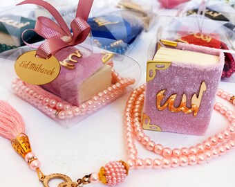 Mini Quran Tasbeeh Box Set, Eid Favor, Wedding Favor, Baby Shower Favor, Graduation Favor, Muslim Favor, Hajj Umrah Favor, Ameen Favor