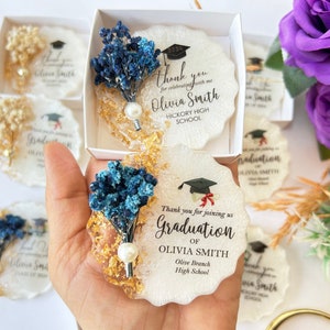Regalos de agradecimiento de graduación, recuerdos para invitados de fiesta de graduación, fiesta de graduación de la clase de 2025, recuerdos magnéticos, decoraciones de graduación