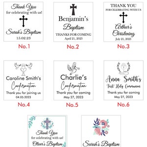 Baptism favors for guest, Christening, First communion, Confirmation gift, Dedication, Holy Eucharist favors, Resin Fridge Magnet, Epoxy zdjęcie 6