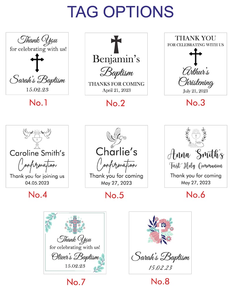 Baptism favors for guest, Christening, First communion, Confirmation gift, Dedication, Holy Eucharist favors, Resin Fridge Magnet, Epoxy image 6