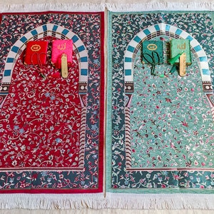 Prayer Mat Quran Yaseen Gift Set, Eid Gift, Tasbeeh, Prayer Rug for Muslim Man, Islamic Muslim Gift, Muslim Wedding Gift