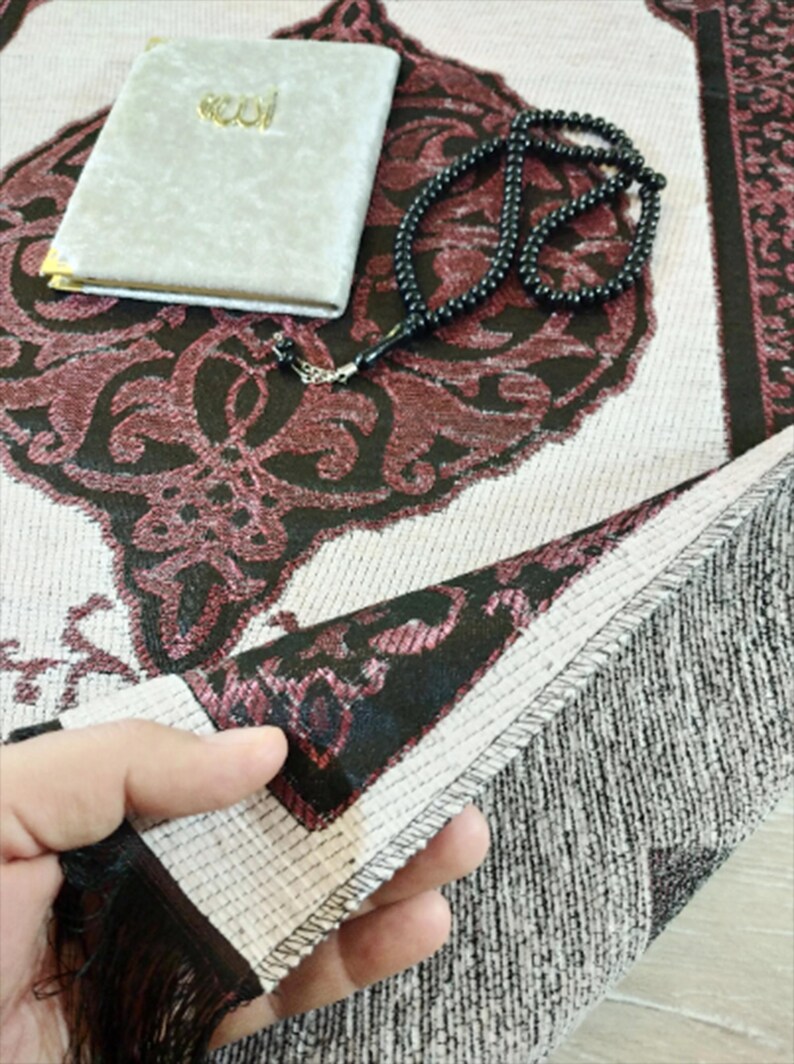 Prayer Rug Yaseen Gift Set, Tasbeeh, Prayer Mat for Muslim, Prayer Set ...