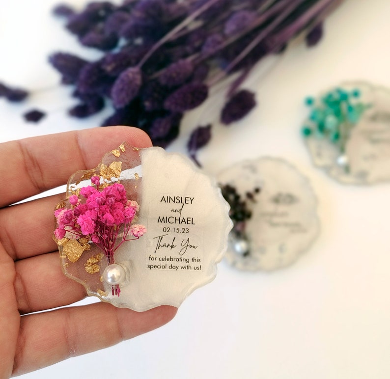 Wedding Party Favors for Guests Resin Epoxy Etsy