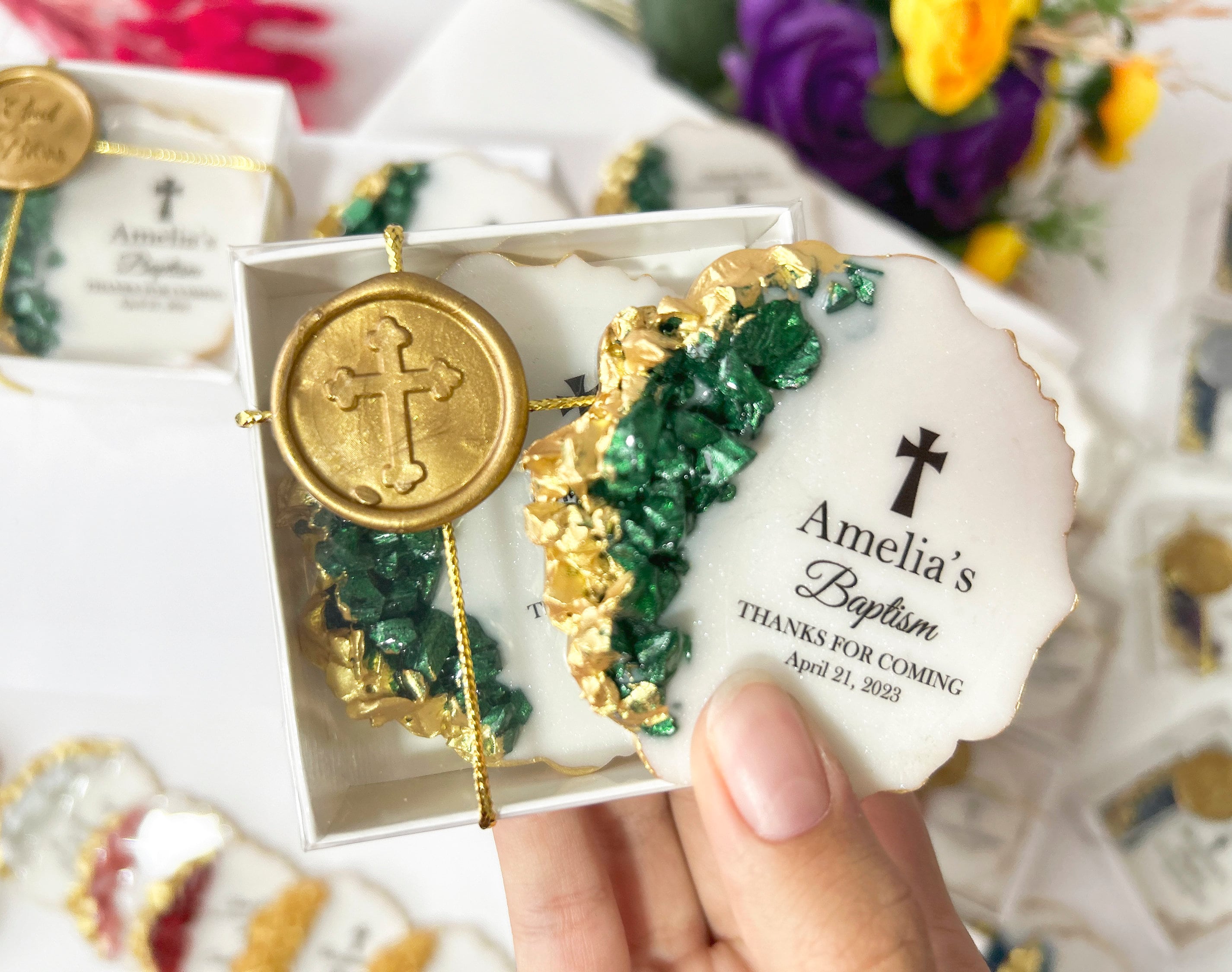 Baptism Favors for Guests, Christening Favors Boy, First Communion ...