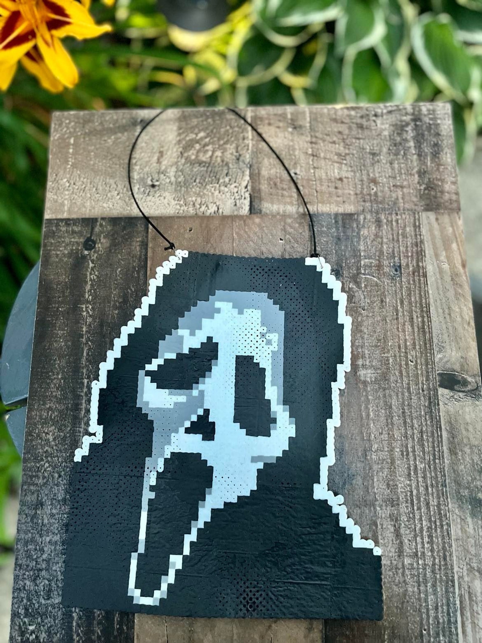 Slasher Movie Art/ghostface Wall Decoration/perler Bead Etsy Australia