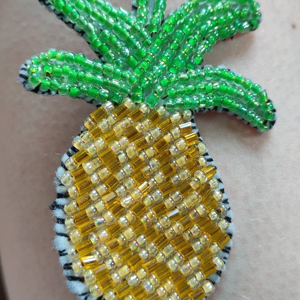 Broche ananas