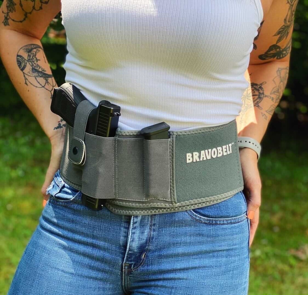 BRAVOBELT Belly Band Holster for Concealed Carry Athletic Flex FIT for