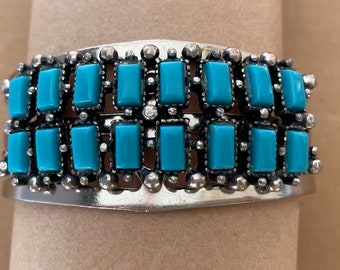 LA VIVIA STYLISH Pink GreenTurquoise Beadwork Beaded Cuff Bracelet Unisex Cowboy Western B40/14 LA VIVIA STYLISH Pink GreenTurquoise Beadwork Beaded Cuff Bracelet Unisex Cowboy Western B40/14
