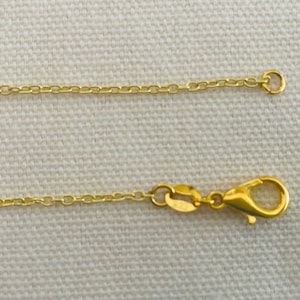 25 Gold Tone 1.2mm 18&quot; Chains for Jewelry Making