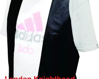 Echt leren heren barvest, fetish shirt, leren sexy gay rollenspel vest