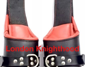 thumbnail image 2 of BSD INTERNATIONAL Leather Suspension Wrist Restraint Set - 2 Pieces, Unisex 2 of 3