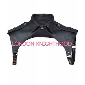 Leather Unisex Bluff Shirt Collar Chest Bluf Gay Fetish Club Party Harness