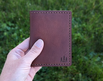Handmade Leather Bi-Fold Wallet