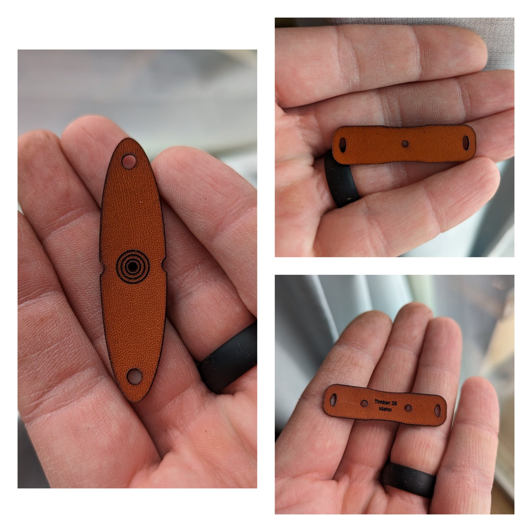 Kangaroo Leather Slingshot Pouches 1/2 Doz Etsy